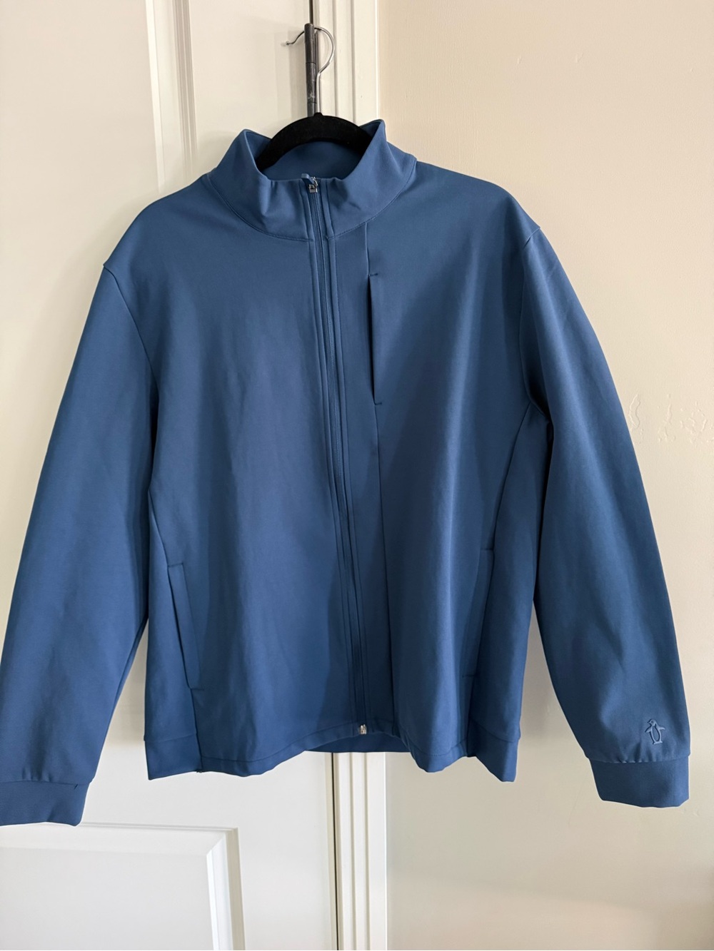 Original Penguin Men's Blue Full-Zip Performance Jacket, L